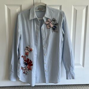 Jason Wu Grey Appliqué Button Shirt